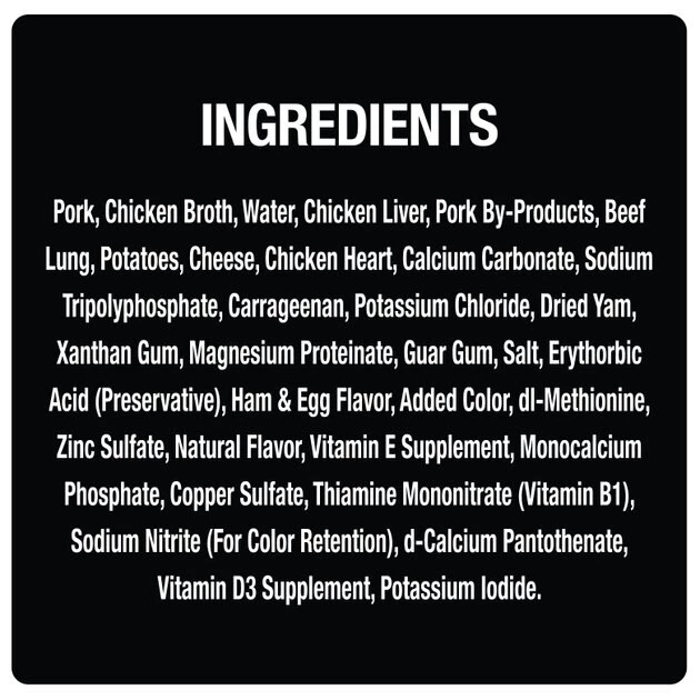 Cesar Loaf & Topper in Sauce Ham & Egg Flavor with Potato & Cheese Dog Food Trays 7 Cesar Loaf & Topper in Sauce Ham & Egg Flavor with Potato & Cheese Dog Food Trays - Image 7