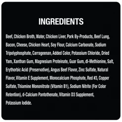 Cesar Loaf & Topper in Sauce Angus Beef Flavor with Bacon & Cheese Dog Food Trays -Brown's || Barkworthies || Cesar Sales 86061 PT6. SY630 V1621546953