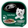Cesar Classic Loaf in Sauce Turkey Recipe Dog Food Trays