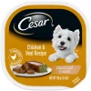 Cesar Classic Loaf in Sauce Chicken & Veal Recipe Dog Food Trays