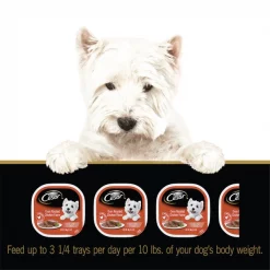 Cesar Classic Loaf in Sauce Oven Roasted Chicken Flavor Dog Food Trays -Brown's || Barkworthies || Cesar Sales 86446 PT8. SY630 V1621518486