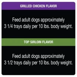 Cesar Classic Loaf in Sauce Top Sirloin & Grilled Chicken Flavors Variety Pack Dog Food Trays -Brown's || Barkworthies || Cesar Sales 86452 PT8. SY630 V1621519703