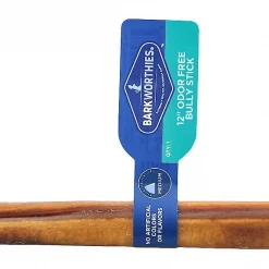 Barkworthies Odor-Free Standard 12" Bully Sticks Dog Chew