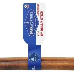 Brown's || Barkworthies || Cesar Sales 47 Barkworthies 6-inch Standard Bully Sticks Dog Treats