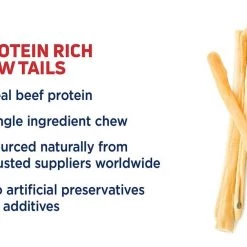 Barkworthies Cow Tails Dog Treats -Brown's || Barkworthies || Cesar Sales 87081 PT6. SY630 V1551121619