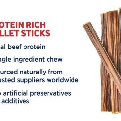 Barkworthies Beef Gullet Sticks 6" Dog Treats -Brown's || Barkworthies || Cesar Sales 87128 PT6. SY630 V1551121667