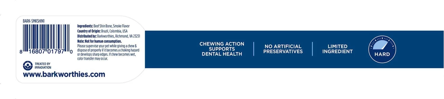 Barkworthies USA Smoky Beef Shin Bone Dog Treats 2 Barkworthies USA Smoky Beef Shin Bone Dog Treats - Image 2