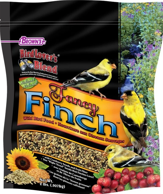 Brown's Bird Lover's Blend with Cranberries Fancy Finch Bird Food 1 Brown's Bird Lover's Blend with Cranberries Fancy Finch Bird Food