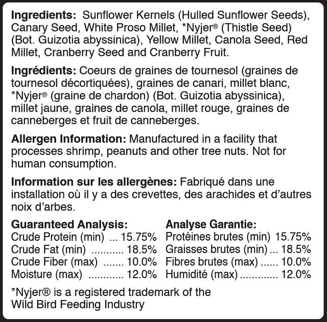 Brown's Bird Lover's Blend with Cranberries Fancy Finch Bird Food 4 Brown's Bird Lover's Blend with Cranberries Fancy Finch Bird Food - Image 4