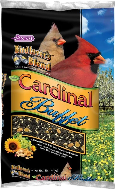 Brown's Bird Lover's Blend Cardinal Buffet Wild Bird Food 1 Brown's Bird Lover's Blend Cardinal Buffet Wild Bird Food