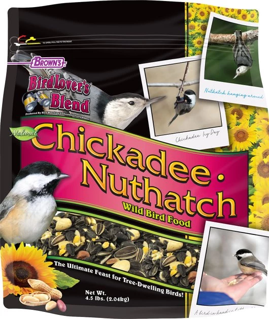 Brown's Bird Lover's Blend Chickadee Nuthatch Wild Bird Food 1 Brown's Bird Lover's Blend Chickadee Nuthatch Wild Bird Food