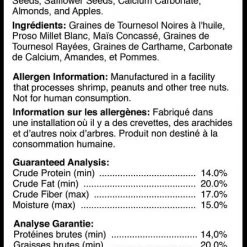 Brown's Bird Lover's Blend Almonds & Apples Gourmet Songbird Wild Bird Food 7 Brown's Bird Lover's Blend Almonds & Apples Gourmet Songbird Wild Bird Food -Brown's || Barkworthies || Cesar Sales 94648 PT2. SY630 V1593188454