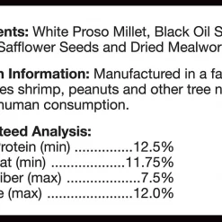Brown's Bird Lover's Blend Hi-Energy Plus with Mealworms Wild Bird Food 9 Brown's Bird Lover's Blend Hi-Energy Plus with Mealworms Wild Bird Food -Brown's || Barkworthies || Cesar Sales 94650 PT5. SY630 V1593447352