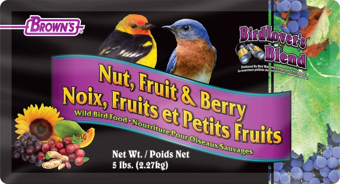 Brown's Bird Lover's Blend Nut, Fruit & Berry Wild Bird Food 4 Brown's Bird Lover's Blend Nut, Fruit & Berry Wild Bird Food - Image 4