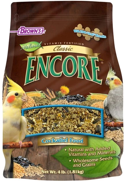 Brown's Encore Classic Natural Cockatiel Food 1 Brown's Encore Classic Natural Cockatiel Food
