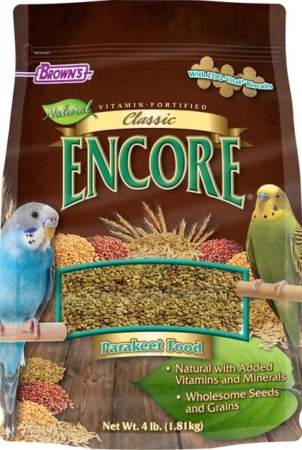 Brown's Encore Classic Natural Parakeet Food 1 Brown's Encore Classic Natural Parakeet Food