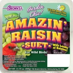 Brown's Garden Chic! Amazin' Raisin Suet Wild Bird Food