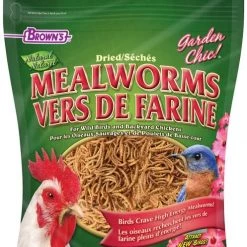 Brown's Dried Mealworms Wild Bird & Poultry Treats