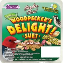 Brown's Garden Chic! Woodpecker's Delight! Suet Wild Bird Food