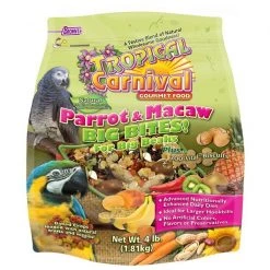 Brown's Tropical Carnival Big Bites with ZOO-Vital Biscuits Parrot & Macaw Food