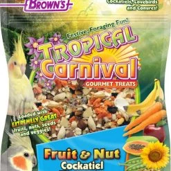 Brown's Tropical Carnival Fruit & Nut Cockatiel Bird Treats
