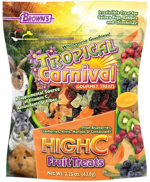 Brown's Tropical Carnival High-C Small Animal Treats 1 Brown's Tropical Carnival High-C Small Animal Treats
