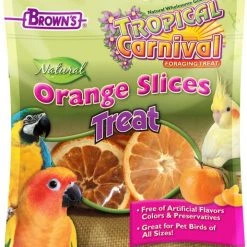 Brown's Tropical Carnival Natural Orange Slices Bird Treats